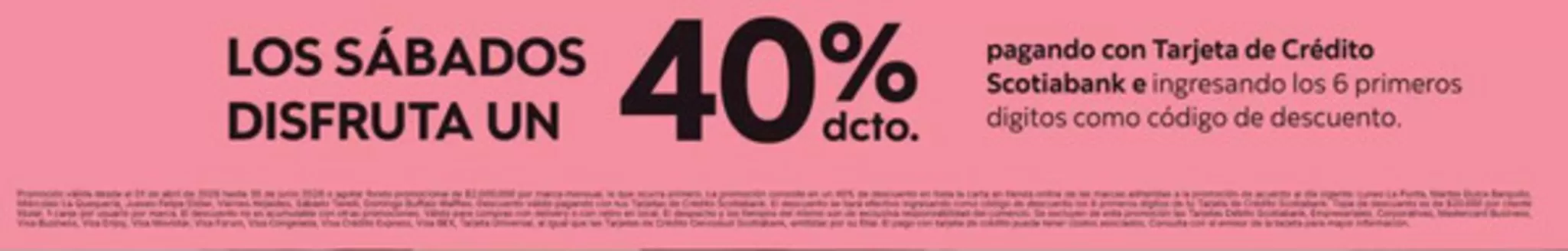 Catálogo Tavelli | 40% dcto. | 2026-05-28T00:00:00.000Z - 2026-06-30T00:00:00.000Z
