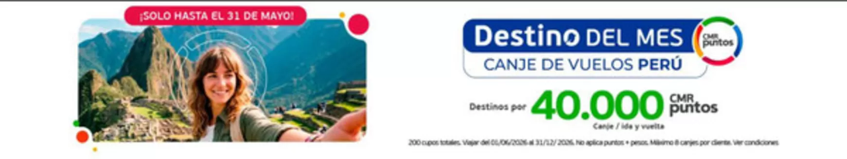 Catálogo Viajes Falabella | Ofertas promocional! | 2026-05-29T00:00:00.000Z - 2026-05-31T00:00:00.000Z