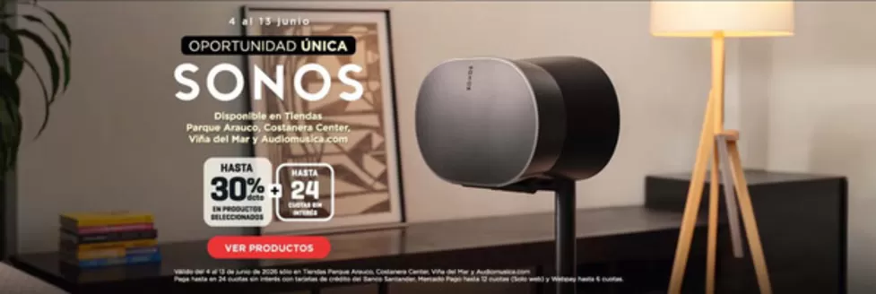 Catálogo Audiomusica en Las Condes | Hasta 30% dcto! | 2026-06-04T00:00:00.000Z - 2026-06-13T00:00:00.000Z