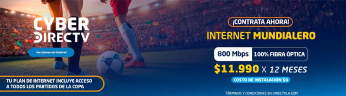 Catálogo DirecTV en San Fernando | Ofertas exclusivos! | 2026-06-08T00:00:00.000Z - 2026-07-31T00:00:00.000Z