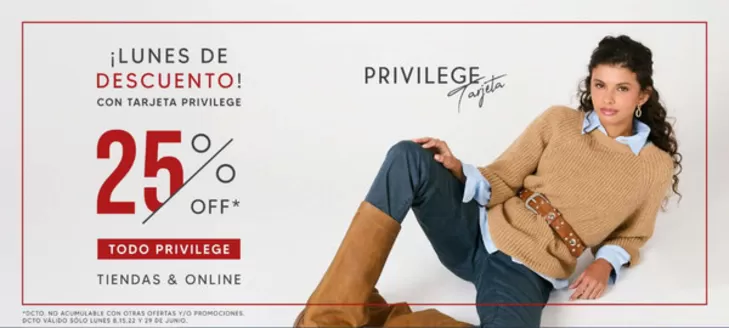 Catálogo Privilege | 25% Off! | 2026-06-08T00:00:00.000Z - 2026-06-29T00:00:00.000Z