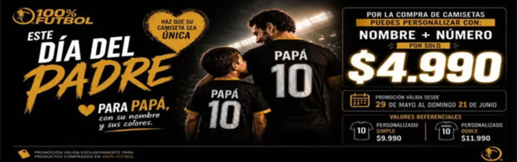 Catálogo 100% Futbol | Ofertas exclusivos! | 2026-06-09T00:00:00.000Z - 2026-06-21T00:00:00.000Z