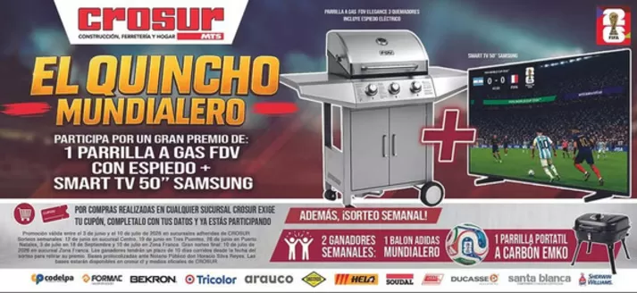 Catálogo Crosur en Concepción | Ofertas exclusivos! | 2026-06-11T00:00:00.000Z - 2026-07-10T00:00:00.000Z