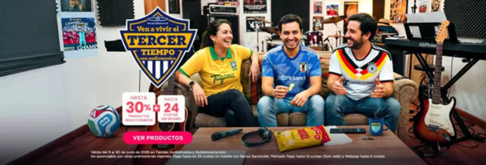 Catálogo Audiomusica | 25-30% dcto! | 2026-06-16T00:00:00.000Z - 2026-06-30T00:00:00.000Z