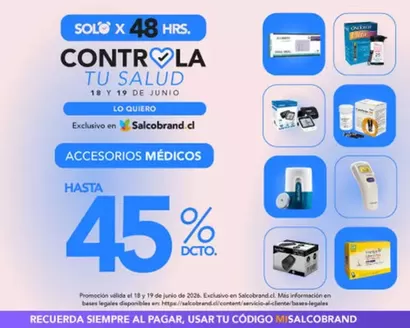 Catálogo Salcobrand en Providencia | Excelente oferta para todos los clientes | 2026-06-18T00:00:00.000Z - 2026-06-19T00:00:00.000Z