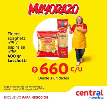 Catálogo Central Mayorista | Nuevas ofertas para descubrir | 2026-06-19T00:00:00.000Z - 2026-07-22T00:00:00.000Z