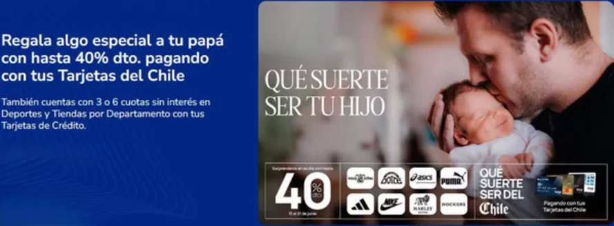 Catálogo Banco de Chile | Hasta 40% dcto! | 2026-06-19T00:00:00.000Z - 2026-06-21T00:00:00.000Z