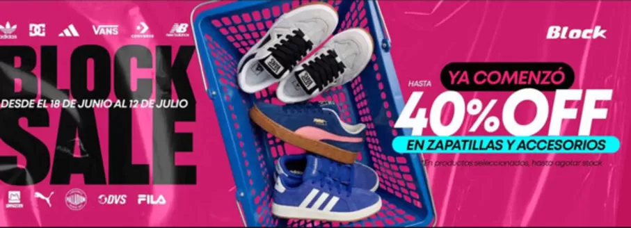 Catálogo Block | Hasta 40% Off! | 2026-06-23T00:00:00.000Z - 2026-07-12T00:00:00.000Z