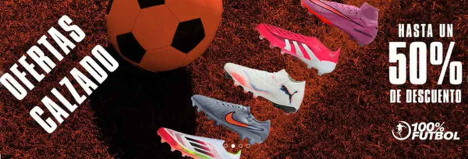 Catálogo 100% Futbol | Hasta un 50% dcto! | 2026-06-23T00:00:00.000Z - 2026-07-07T00:00:00.000Z