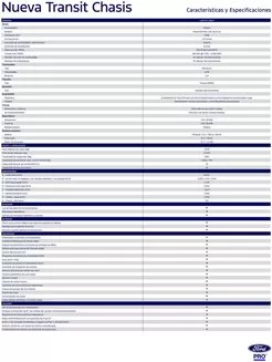 Catálogo Ford | Fcl ficha tecnica transit chasis junio 2026. | 2026-06-23T00:00:00.000Z - 2026-07-07T00:00:00.000Z