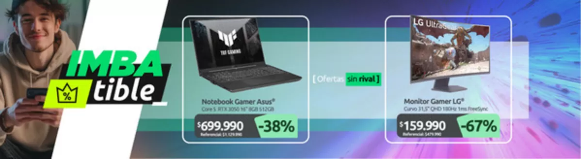 Catálogo PC Factory en Longaví | Gran variedad de ofertas | 2026-06-25T00:00:00.000Z - 2026-07-09T00:00:00.000Z
