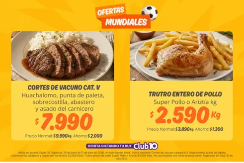 Catálogo Super 10 en Las Condes | Ofertas Super 10 | 2026-06-25T00:00:00.000Z - 2026-07-01T00:00:00.000Z