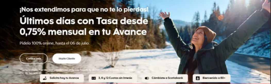 Catálogo Scotiabank | Ofertas exclusivos! | 2026-07-01T00:00:00.000Z - 2026-07-06T00:00:00.000Z