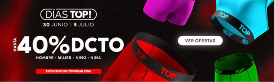 Catálogo Top Underwear | Hasta 40% dcto! | 2026-07-02T00:00:00.000Z - 2026-07-05T00:00:00.000Z
