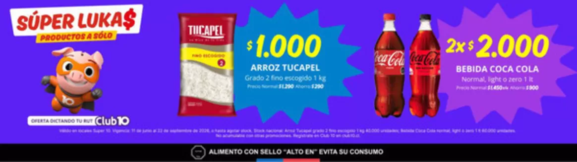 Catálogo Super 10 en Los Ángeles | Ofertas promocional! | 2026-07-03T00:00:00.000Z - 2026-09-22T00:00:00.000Z