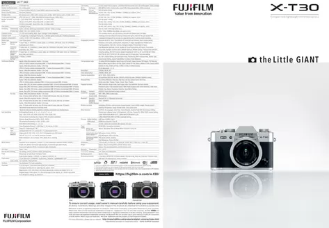 Catálogo Fujifilm en La Florida | Fujifilm X -T30 | 2026-07-07T00:00:00.000Z - 2027-01-31T00:00:00.000Z