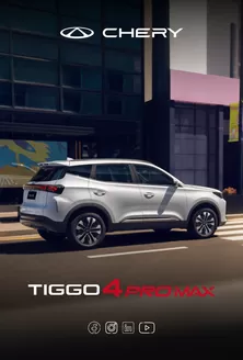 Catálogo Chery Motors en Santiago | Tiggo 4 pro max | 2026-07-10T00:00:00.000Z - 2027-07-04T00:00:00.000Z