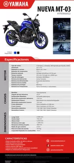 Catálogo Yamaha | NUEVA MT 03 | 2026-07-13T00:00:00.000Z - 2027-07-31T00:00:00.000Z