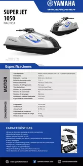 Catálogo Yamaha en Quellón | SUPERJET 1050 | 2026-07-13T00:00:00.000Z - 2027-07-31T00:00:00.000Z