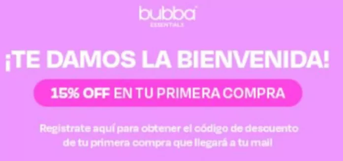 Catálogo Bubba Bags | 15% Off en tu primera compra! | 2026-07-20T00:00:00.000Z - 2027-01-31T00:00:00.000Z