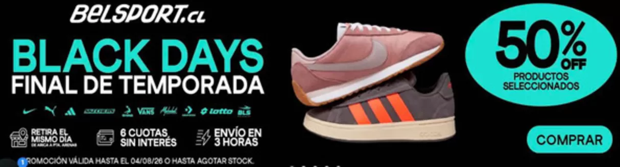 Catálogo Belsport | Hasta 50% Off! | 2026-08-03T00:00:00.000Z - 2026-08-04T00:00:00.000Z