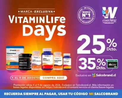 Catálogo Salcobrand en Penco | Ofertas principales para todos los cazadores de gangas | 2026-08-04T00:00:00.000Z - 2026-08-09T00:00:00.000Z