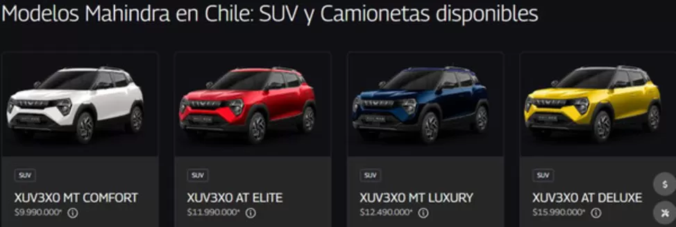 Catálogo Mahindra | Ofertas promocional. | 2026-08-06T00:00:00.000Z - 2026-08-31T00:00:00.000Z