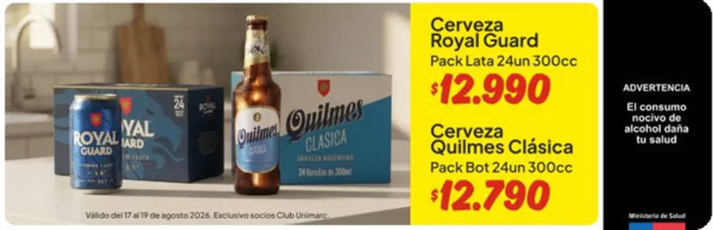 Catálogo Unimarc | Descubre ofertas atractivas | 2026-08-17T00:00:00.000Z - 2026-08-31T00:00:00.000Z