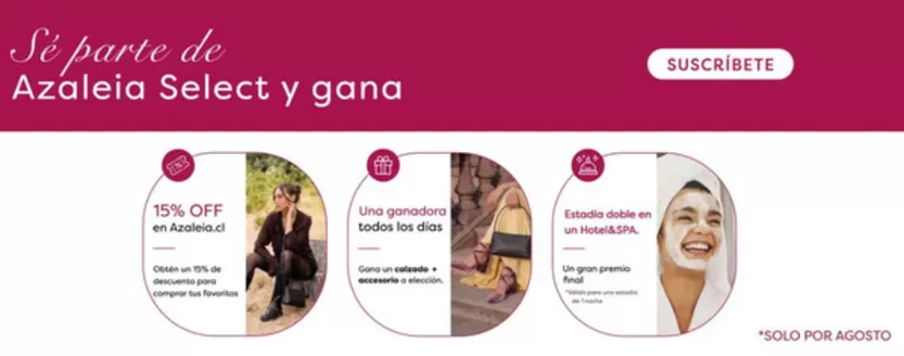 Catálogo Azaleia | Hasta 15% Off! | 2026-08-19T00:00:00.000Z - 2026-08-31T00:00:00.000Z