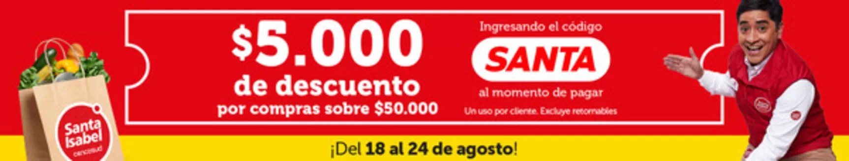 Catálogo Santa Isabel | Ofertas Santa Isabel | 2026-08-20T00:00:00.000Z - 2026-09-03T00:00:00.000Z