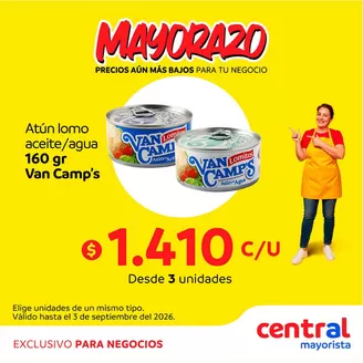Catálogo Central Mayorista | Ofertas Central Mayorista | 2026-08-22T00:00:00.000Z - 2026-09-03T00:00:00.000Z
