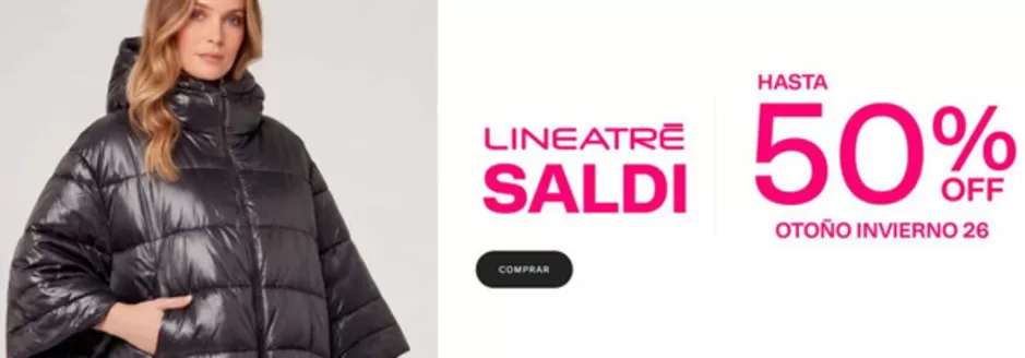 Catálogo Lineatre en Cerrillos | Hasta 50% Off! | 2026-08-24T00:00:00.000Z - 2026-09-06T00:00:00.000Z