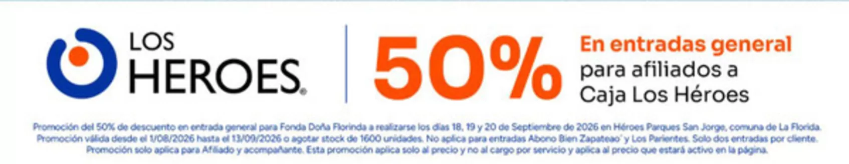 Catálogo Los Heroes | 50% dcto! | 2026-08-28T00:00:00.000Z - 2026-09-13T00:00:00.000Z