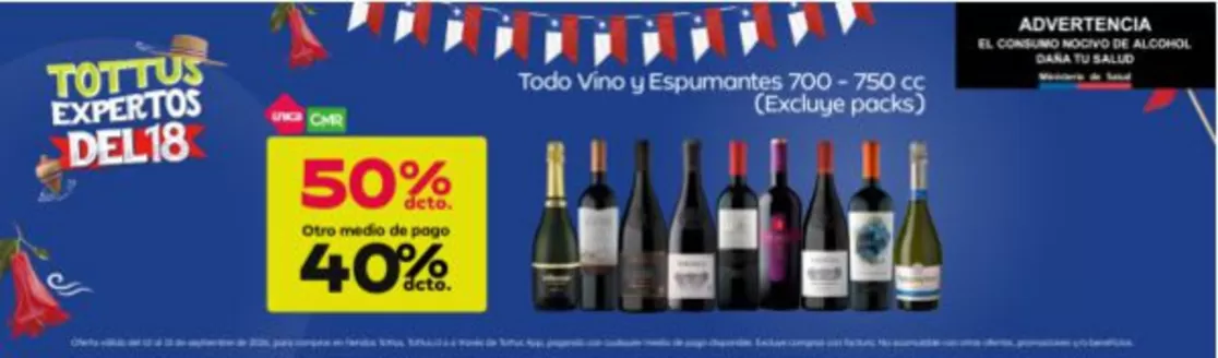 Catálogo Tottus en Tiltil | Ofertas y gangas exclusivas | 2026-09-10T00:00:00.000Z - 2026-09-13T00:00:00.000Z