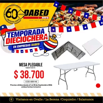 Catálogo Dabed en Coquimbo | Ofertas Dabed | 2026-09-01T00:00:00.000Z - 2026-09-30T00:00:00.000Z