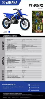Catálogo Yamaha | YZ 450 FX | 2026-09-15T00:00:00.000Z - 2026-09-29T00:00:00.000Z