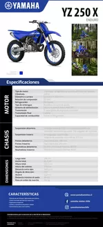 Catálogo Yamaha en La Florida | YZ 250 X compressed | 2026-09-15T00:00:00.000Z - 2026-09-29T00:00:00.000Z
