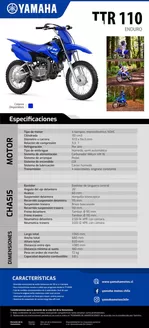 Catálogo Yamaha en La Florida | TTR 110 2025 | 2026-09-15T00:00:00.000Z - 2026-09-29T00:00:00.000Z