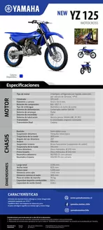 Catálogo Yamaha | YZ 125 1 | 2026-09-15T00:00:00.000Z - 2026-09-29T00:00:00.000Z