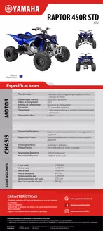 Catálogo Yamaha en Talca (Maule) | RAPTOR 450R STD 2 | 2026-09-15T00:00:00.000Z - 2026-09-29T00:00:00.000Z