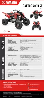 Catálogo Yamaha en Talca (Maule) | RAPTOR 700R SE | 2026-09-15T00:00:00.000Z - 2026-09-29T00:00:00.000Z