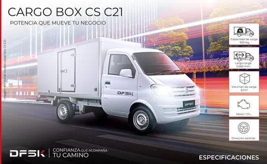 Catálogo Derco en Santiago | DFSK CARGO BOX - Precio y Versiones Derco | 2026-01-01T00:00:00.000Z - 2026-12-31T00:00:00.000Z