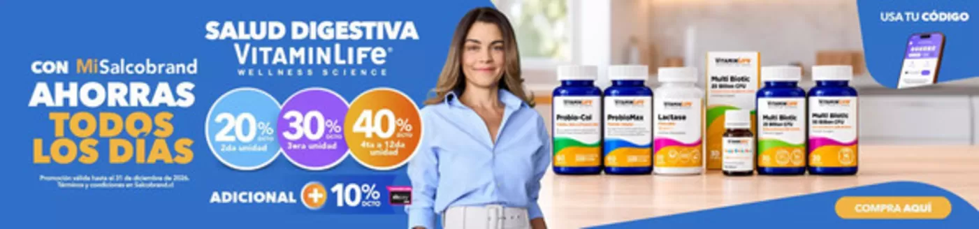Catálogo Salcobrand en Vitacura | Ofertas principales para ahorradores | 2026-09-17T00:00:00.000Z - 2026-10-01T00:00:00.000Z