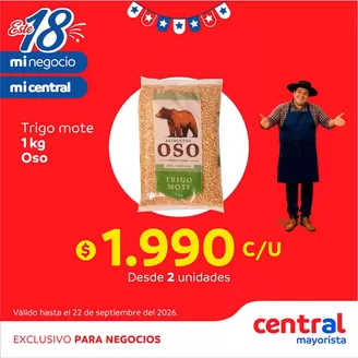 Catálogo Central Mayorista | Ofertas y gangas exclusivas | 2026-09-18T00:00:00.000Z - 2026-09-22T00:00:00.000Z