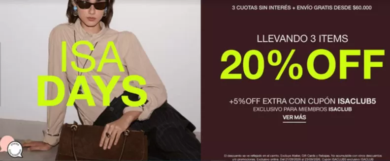 Catálogo Isadora | 20-40% Off! | 2026-09-22T00:00:00.000Z - 2026-09-23T00:00:00.000Z