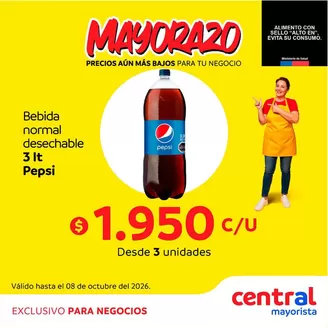 Catálogo Central Mayorista en Renca | Ofertas Central Mayorista | 2026-09-22T00:00:00.000Z - 2026-10-08T00:00:00.000Z