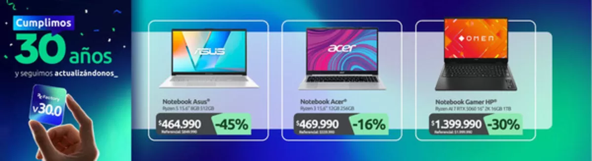 Catálogo PC Factory | Descubre ofertas atractivas | 2026-09-22T00:00:00.000Z - 2026-10-06T00:00:00.000Z