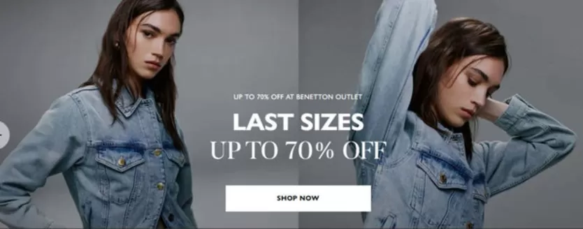Catálogo United Colors of Benetton | Up to 70% Off! | 2026-09-22T00:00:00.000Z - 2026-10-06T00:00:00.000Z
