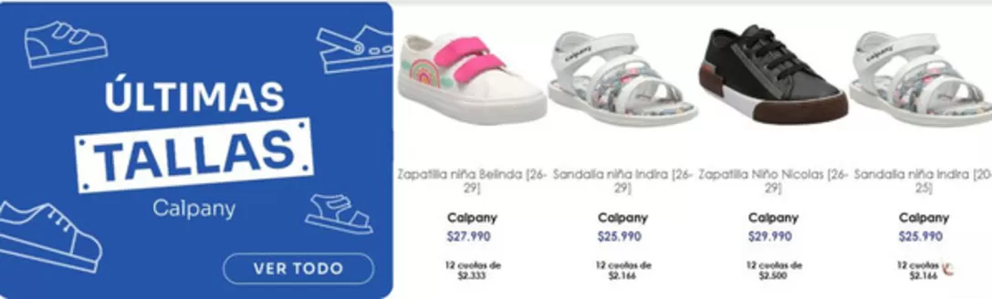 Catálogo Calpany | Ultimas tallas! | 2026-09-23T00:00:00.000Z - 2026-09-30T00:00:00.000Z