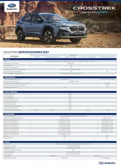 Catálogo Subaru en Las Condes | Spec crosstrek 2027 a4 | 2026-01-01T00:00:00.000Z - 2026-12-31T00:00:00.000Z